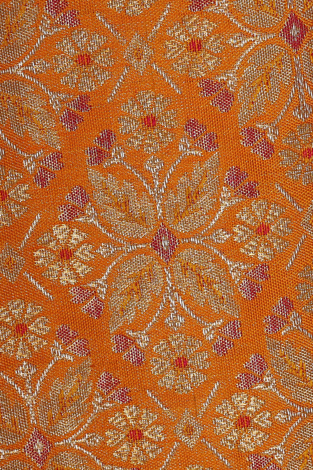 Image of Kanchipattu Golden Yellow Brocade Saree